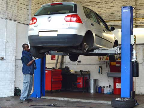 Harlow Motors technicians in action